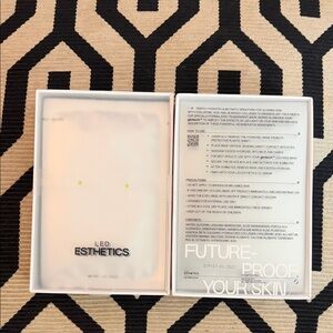 LED Esthetics Hydrogel Facial Mask Boxes (set of 2)